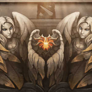 Inscribed Winged Guardian