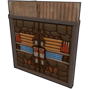 Pixel Metal Double Door