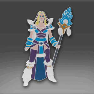 Genuine Classic Pin: Crystal Maiden