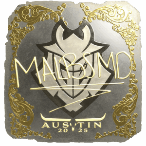 Sticker | malbsMd (Gold) | Austin 2025