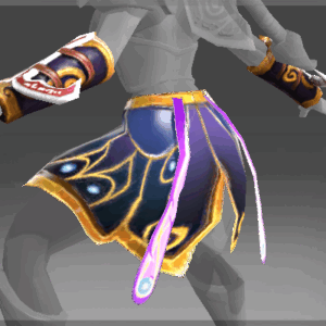 Inscribed Skirt of the Fluttering Amethyst