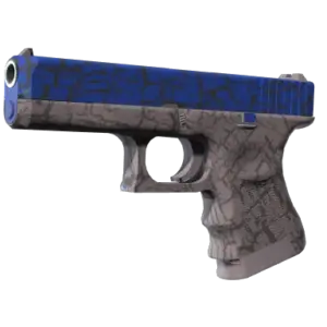 StatTrak™ Glock-18 | Blue Fissure (Minimal Wear)