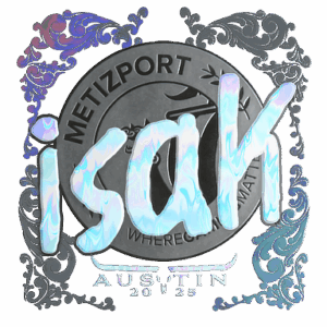 Sticker | isak (Holo) | Austin 2025