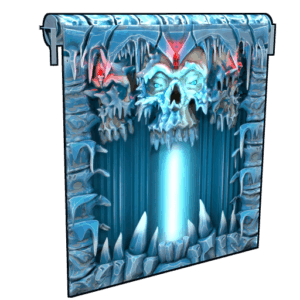 Frozen Crypt Garage Door
