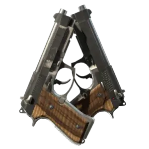 StatTrak™ Dual Berettas | Black Limba (Field-Tested)