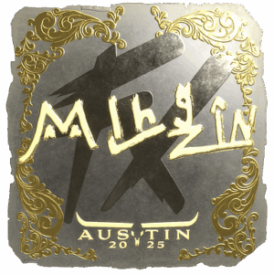 Sticker | mlhzin (Gold) | Austin 2025