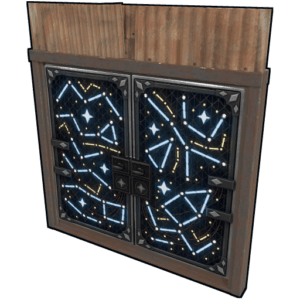 Constellations Metal Double Door