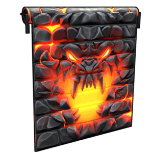 Dragon Horn Garage Door