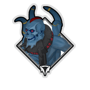 Gold Crownfall Sticker - Lich