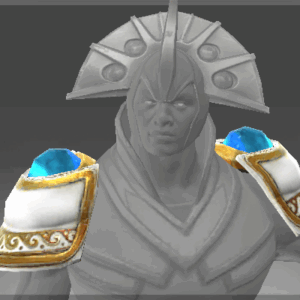 Heroic Gemmed Pauldrons of the Priest Kings