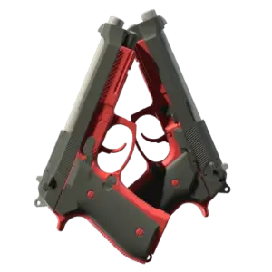 StatTrak™ Dual Berettas | Panther (Minimal Wear)