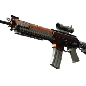 StatTrak™ SG 553 | Danger Close (Battle-Scarred)
