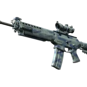 StatTrak™ SG 553 | Wave Spray (Well-Worn)