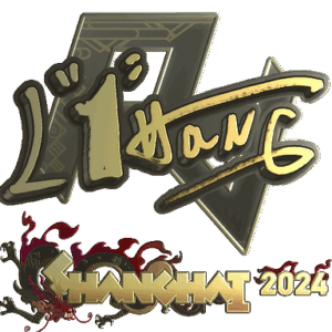 Sticker | L1haNg (Gold) | Shanghai 2024