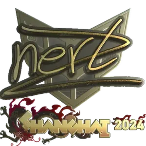 Sticker | NertZ (Gold) | Shanghai 2024