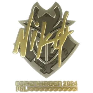 Sticker | NiKo (Gold) | Copenhagen 2024