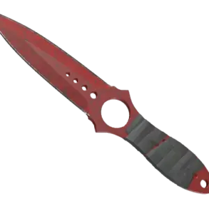★ StatTrak™ Skeleton Knife | Crimson Web (Well-Worn)