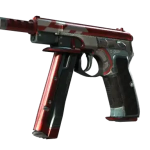 CZ75-Auto | Red Astor (Minimal Wear)