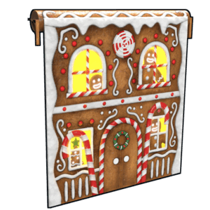 Gingerbread House Garage Door