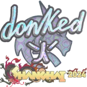 Sticker | donk (Holo) | Shanghai 2024