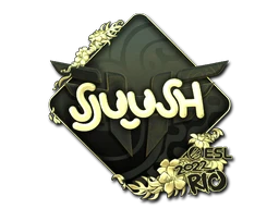 Sticker | sjuush (Gold) | Rio 2022