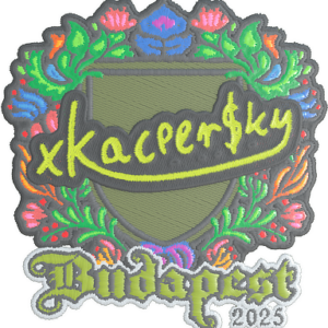 Sticker | xKacpersky (Embroidered) | Budapest 2025