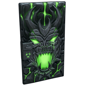 Toxic Dragon Metal Door