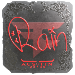 Sticker | rain (Foil) | Austin 2025