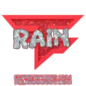 Sticker | rain (Glitter) | Copenhagen 2024