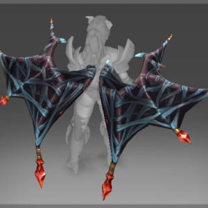 Inscribed Wings of the Ruby Web