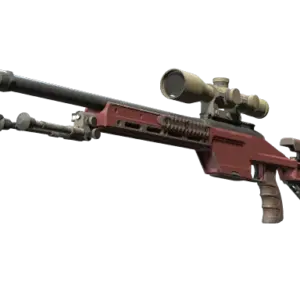 SSG 08 | Red Stone (Well-Worn)