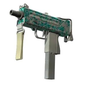 StatTrak™ MAC-10 | Malachite (Battle-Scarred)