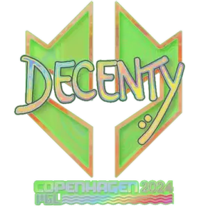Sticker | decenty (Holo) | Copenhagen 2024