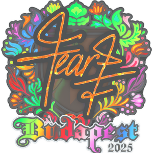 Sticker | fEAR (Holo) | Budapest 2025