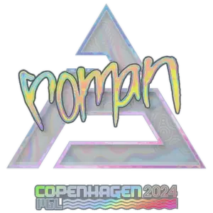 Sticker | roman (Holo) | Copenhagen 2024