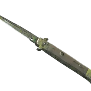 ★ Stiletto Knife | Boreal Forest (Battle-Scarred)