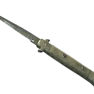 ★ Stiletto Knife | Safari Mesh (Battle-Scarred)