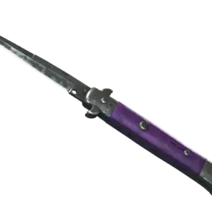 ★ Stiletto Knife | Ultraviolet (Battle-Scarred)