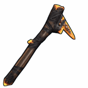 Ancient Amber Stone Pick Axe