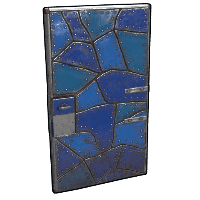 Blue Puzzle Door
