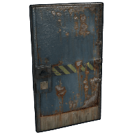 Hazard Metal Door