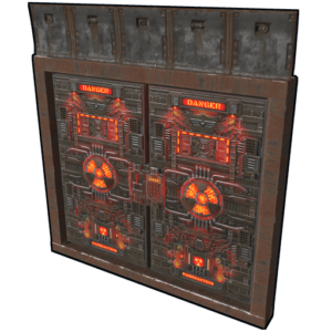 Nuke Room Double Armored Door