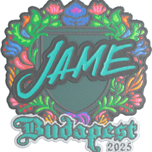 Sticker | Jame (Embroidered) | Budapest 2025