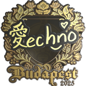 Sticker | Techno4K (Gold) | Budapest 2025
