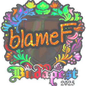 Sticker | blameF (Holo) | Budapest 2025
