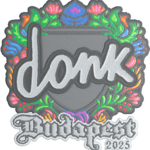 Sticker | donk (Embroidered) | Budapest 2025
