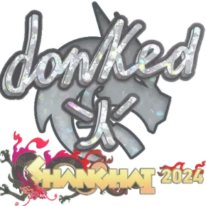 Sticker | donk (Glitter) | Shanghai 2024