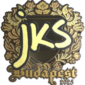 Sticker | jks (Gold) | Budapest 2025