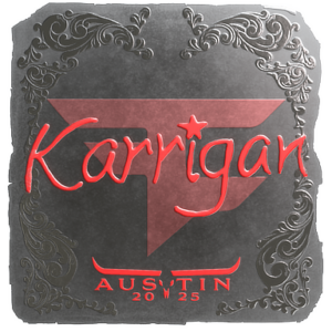 Sticker | karrigan (Foil) | Austin 2025
