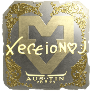 Sticker | xertioN (Gold) | Austin 2025